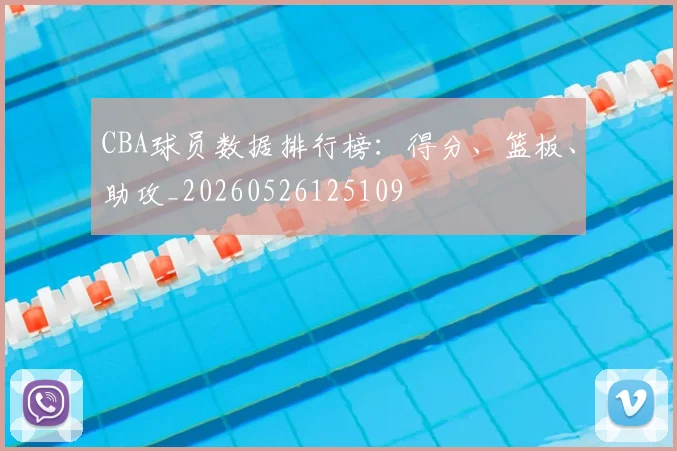 CBA球员数据排行榜：得分、篮板、助攻_20260526125109